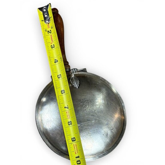 Antique Silver Plated Sheffield Silver Silent Butler 6” - Picture 9 of 12